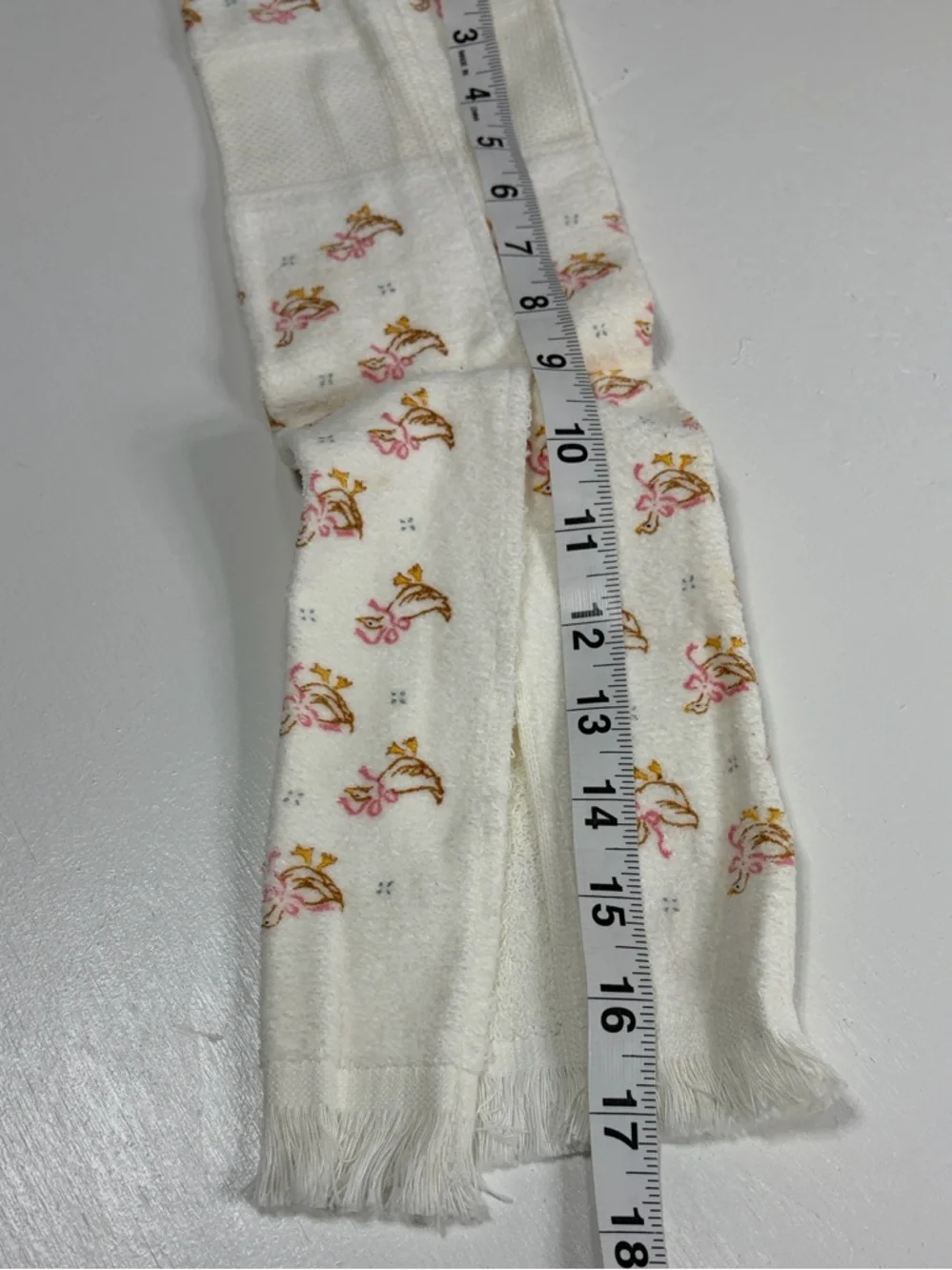 Vintage Cross stitch collectibles spring geese hand towels NWT goose geese ducks - Picture 4 of 10